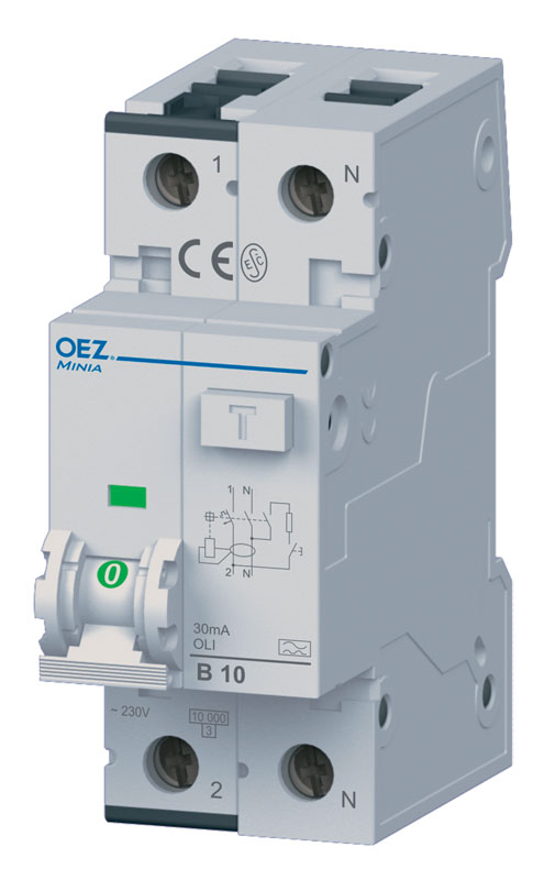 OEZ 38301 OLI-16C-1N-030A Устройство защитного отключения с максимальной токовой защитой OEZ 38301 OLI-16C-1N-030A Устройство защитного отключения с максимальной токовой защитой